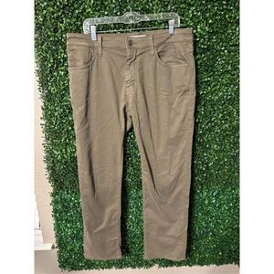MAVI MENS OLIVE GREEN ZACH STRAIGHT LEG JEANS SIZE 35/30